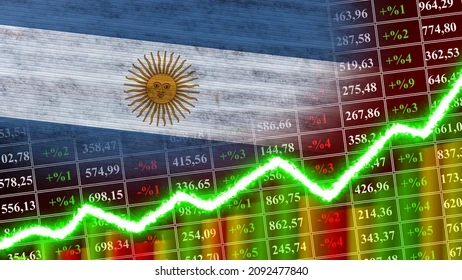 argentina-flag-finance-graph-financial-260nw-2092477840